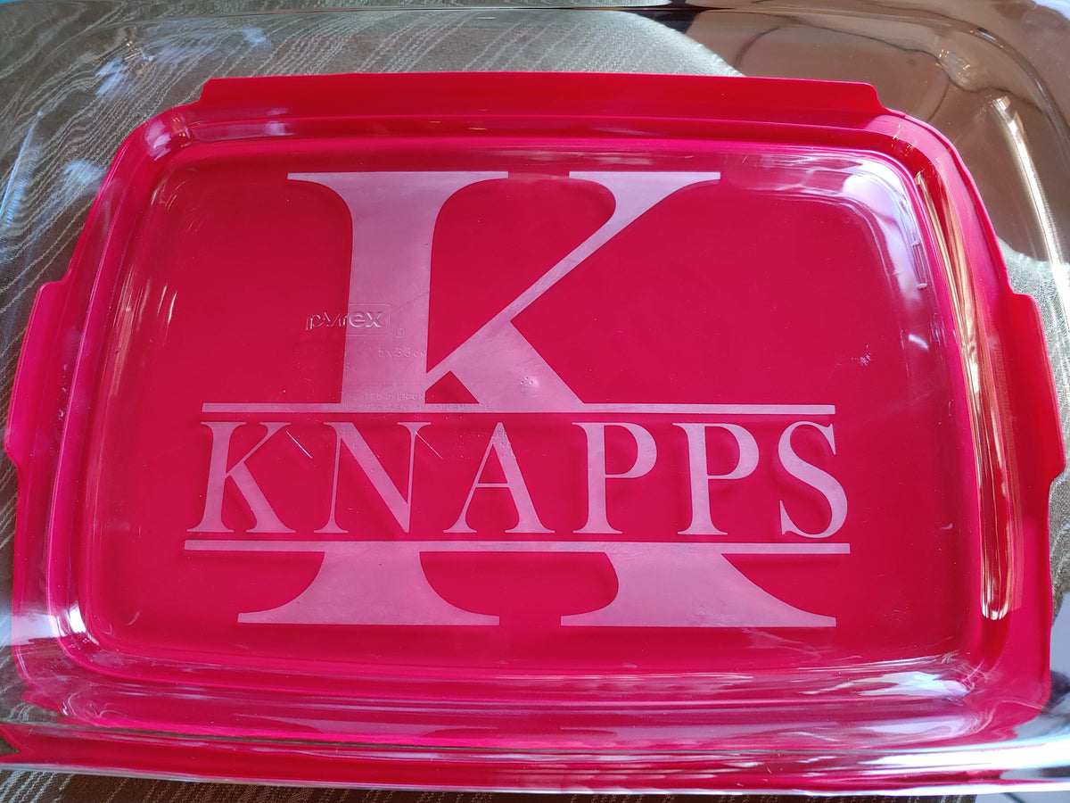 Personalized Pyrex Loaf Dish
