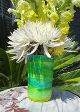 Load and play video in Gallery viewer, Upcycled Wine Bottle Vase
