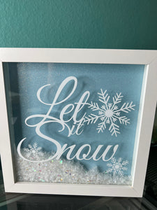 Let It Snow Shadow Box