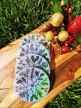 Load image into Gallery viewer, Holographic Snowflake Coasters
