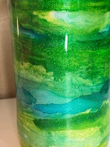 Upcycled Wine Bottle Vase